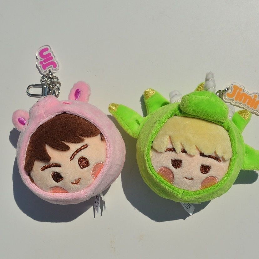 K-pop BTS Plush Pendant Bag Charm Keychain Accessories