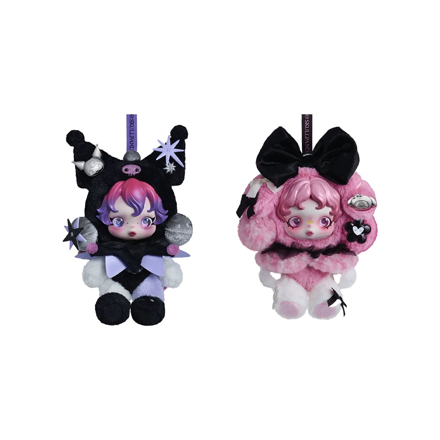 Authentic Popmart Skullpanda x Sanrio My Melody Kuromi Not Blind Boxes Figure