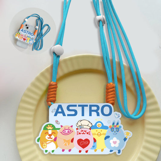 K-pop IVE Phone Accessories Lanyard Phone Clip Stray Kids  Aespa Baby Monster