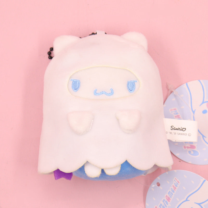 Sanrio Halloween Japanese Style Plushy Keychain Bag Charm Pompompurin My Melody Cinamoroll Hello Kitty Kuromi Hangyodon 12 cm plushy