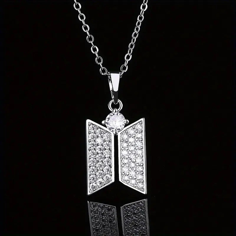 K-pop BTS Army Purple Earrings + free gift box