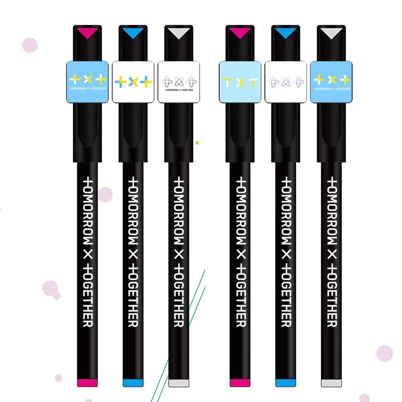 K-pop Stationary 6 Pen BTS Twice BT21 Enhypen TXT Stray Kids