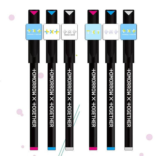 K-pop Stationary 6 Pen BTS Twice BT21 Enhypen TXT Stray Kids
