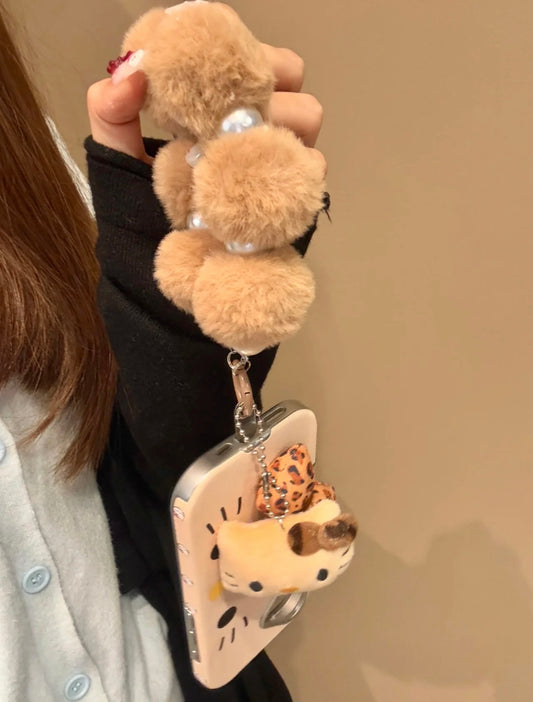 Cute Sanrio Hello Kitty IPhone Case And Phone Charm