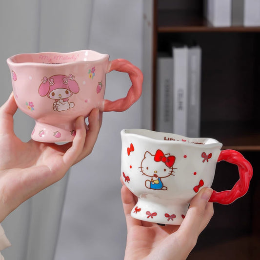 Sanrio Coffee Mug Hello Kitty Kuromi My Melody Tea Cup