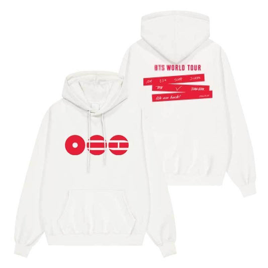 K-pop BTS World Tour Arirang Concert Hoodie Sweater Jacket