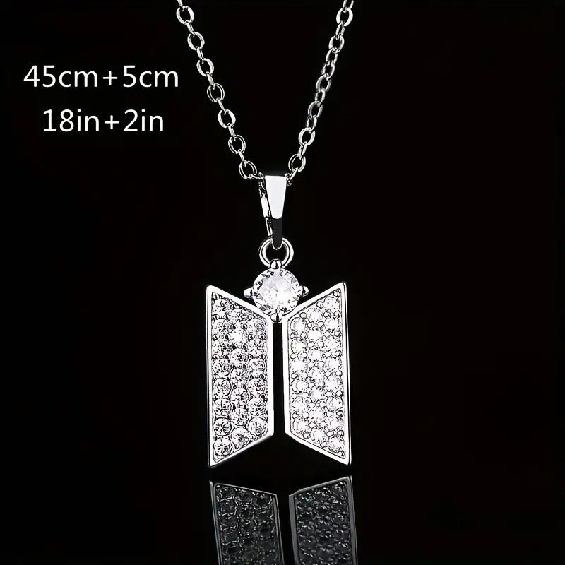 K-pop BTS Army Purple Earrings + free gift box