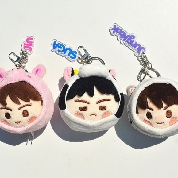 K-pop BTS Plush Pendant Bag Charm Keychain Accessories