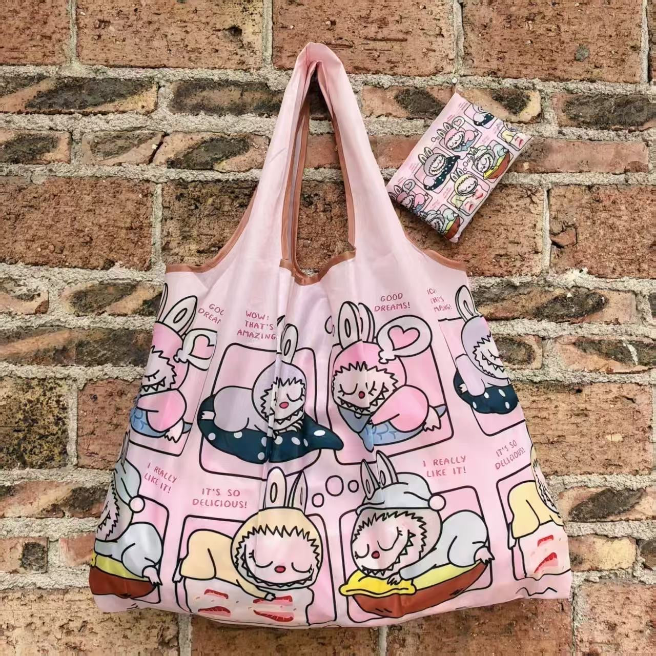 Labubu Reusable Shopping Bag