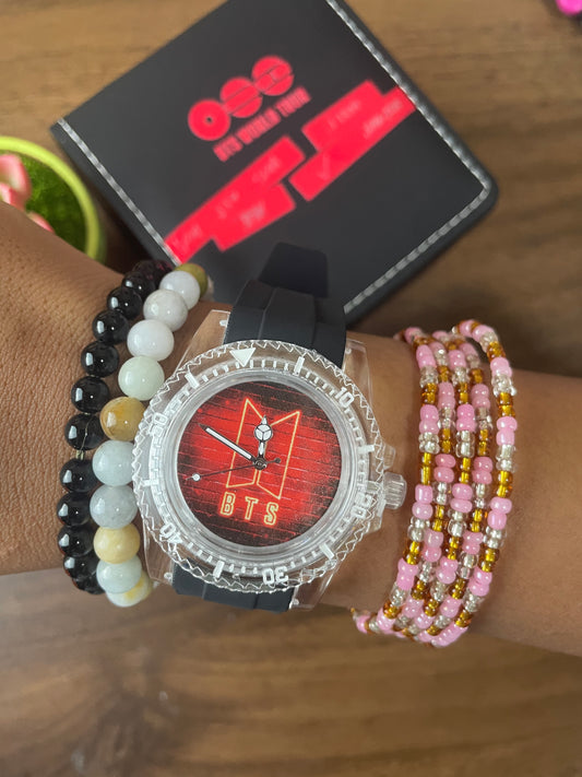 K-pop BTS World Tour Concert Arirang Watch + Watch box