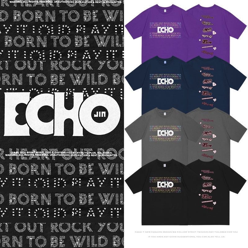 K-pop BTS Jin Tour Echo Album Tshirt