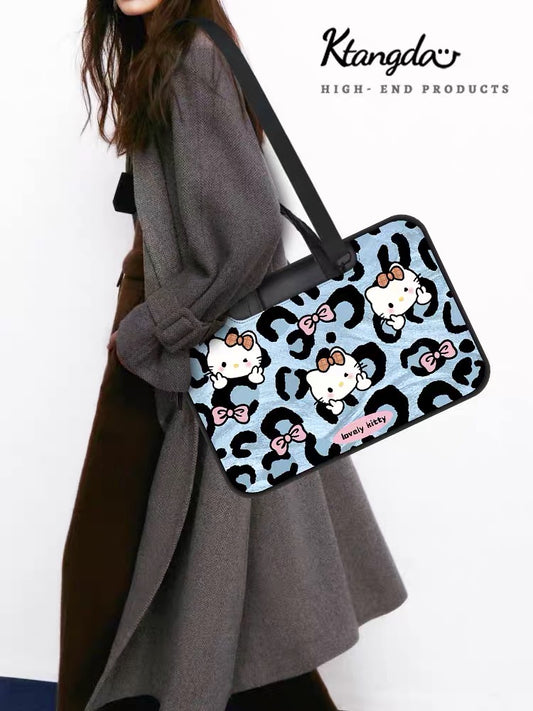 Sanrio Hello Kitty Cheetah Print Laptop Computer Bag
