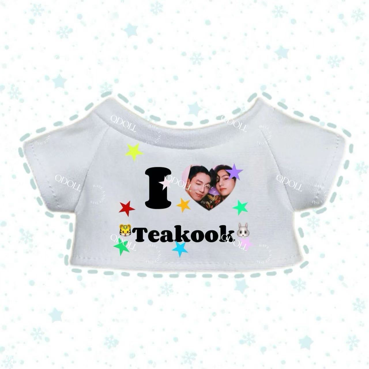 K-pop BTS Army Labubu Clothes Plush Doll Outfit