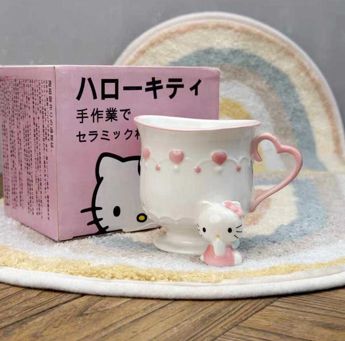 Sanrio Random Cute Kawaii Hello Kitty Ceramic Mug Sanrio Coffee Cup