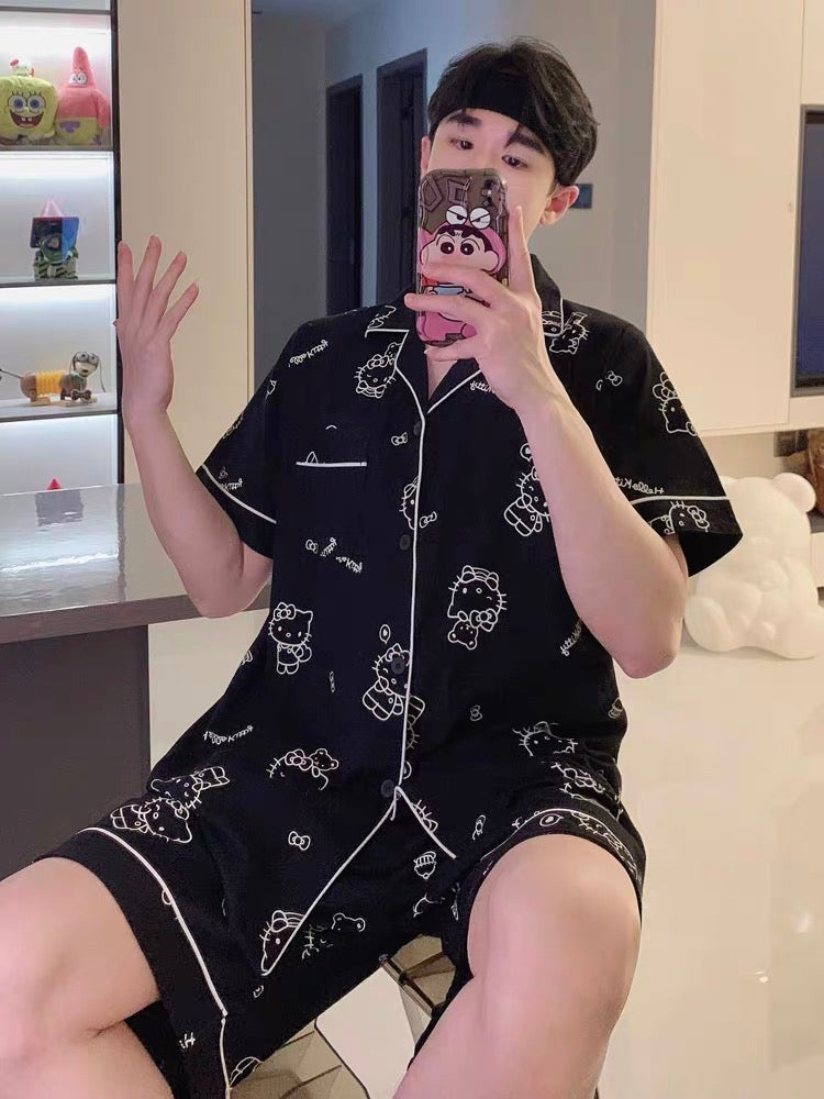 Sanrio Hello Kitty Couple Matching Pajamas