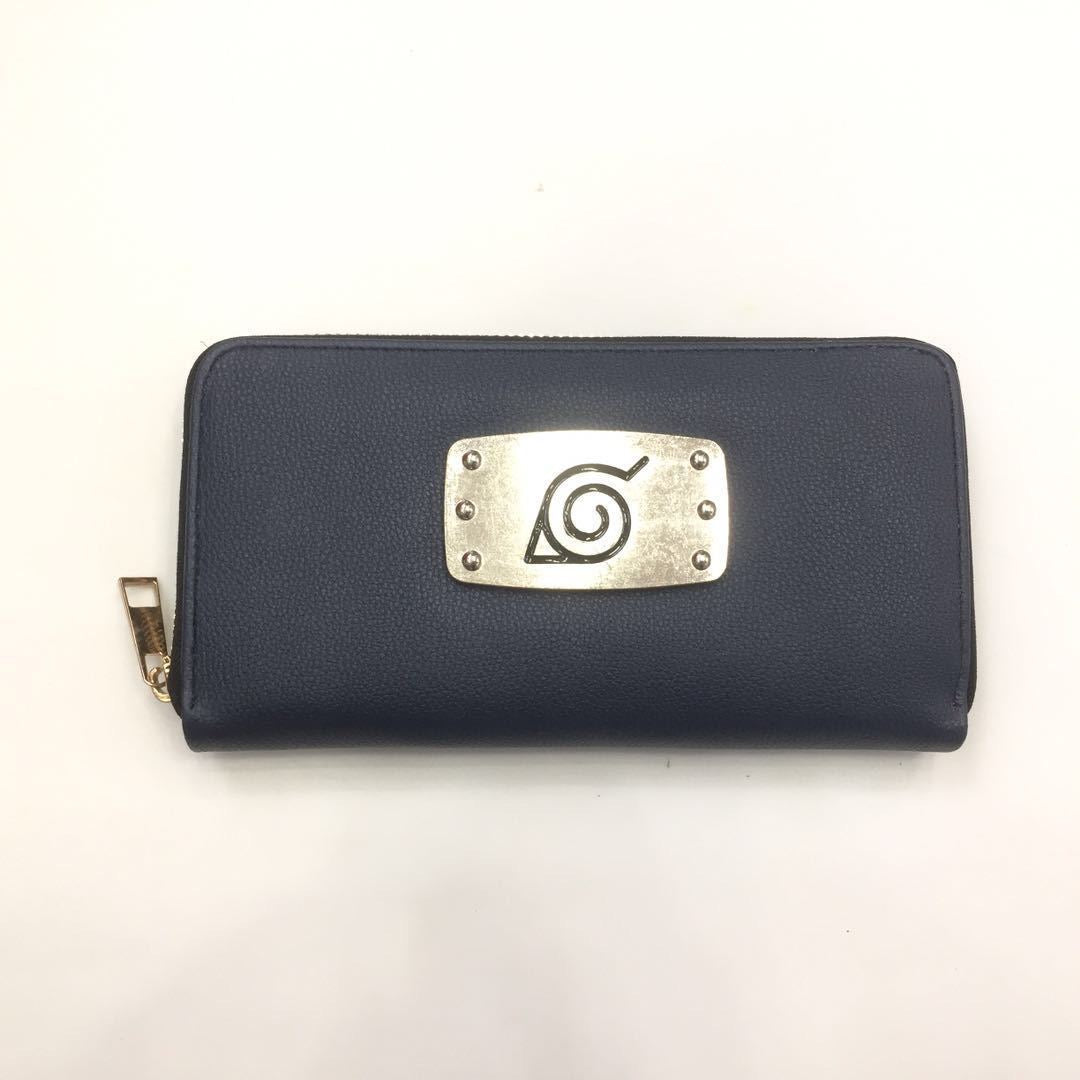 Anime Naruto Money Wallet Gaara Itachi Kakashi Zipper Akatsuki