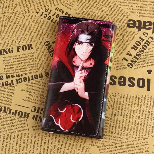 Anime Naruto Money Wallet Gaara Itachi Kakashi Flip Style 2