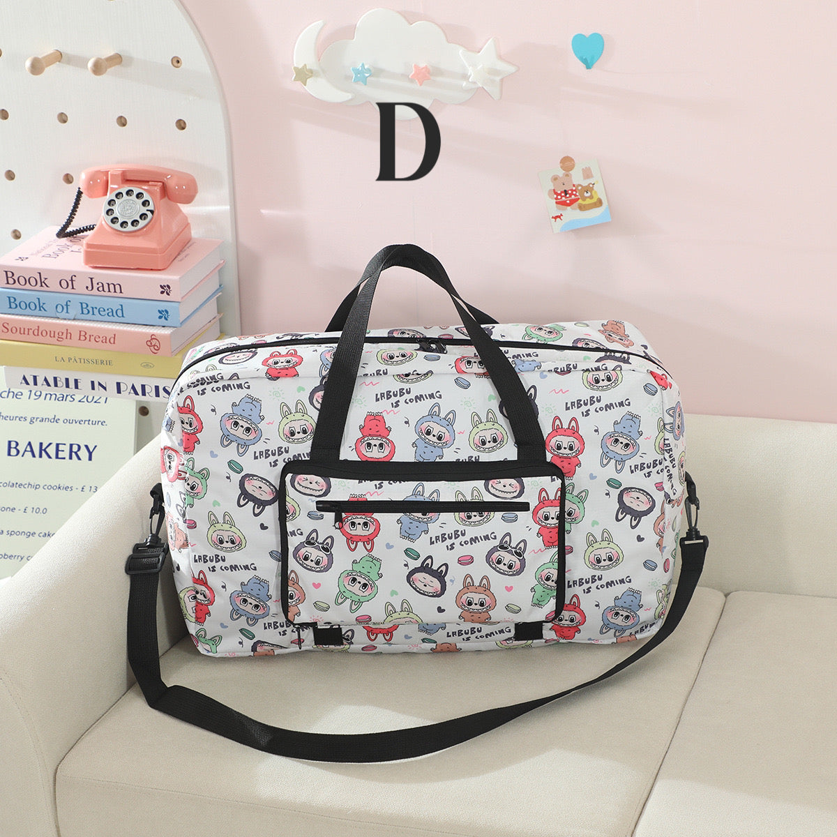 Labubu Duffel Bag Traveling Bag