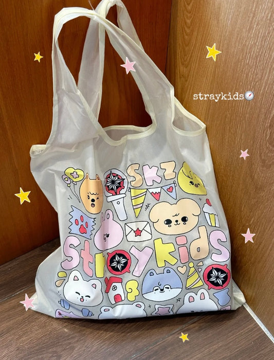 K-pop Stray Kids Reusable Shopping Bag Skzoo
