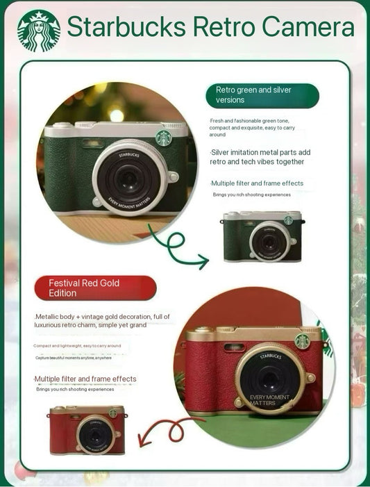 Authentic Starbucks Retro Camera