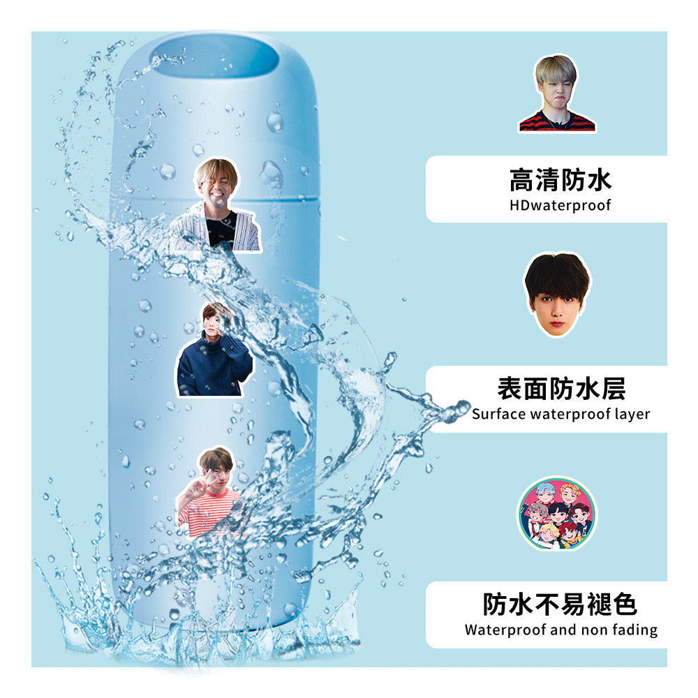 K-pop BTS 100 DIY Stickers Stationery Office Supplies