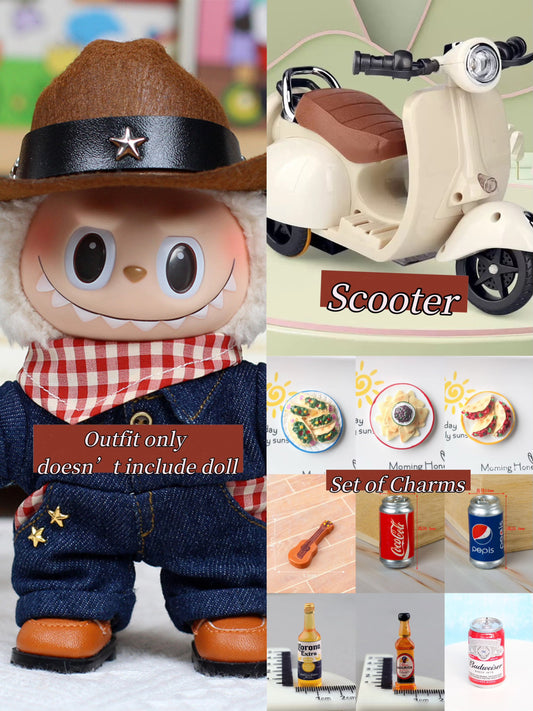 Labubu Popmart Mexican Clothes Set
