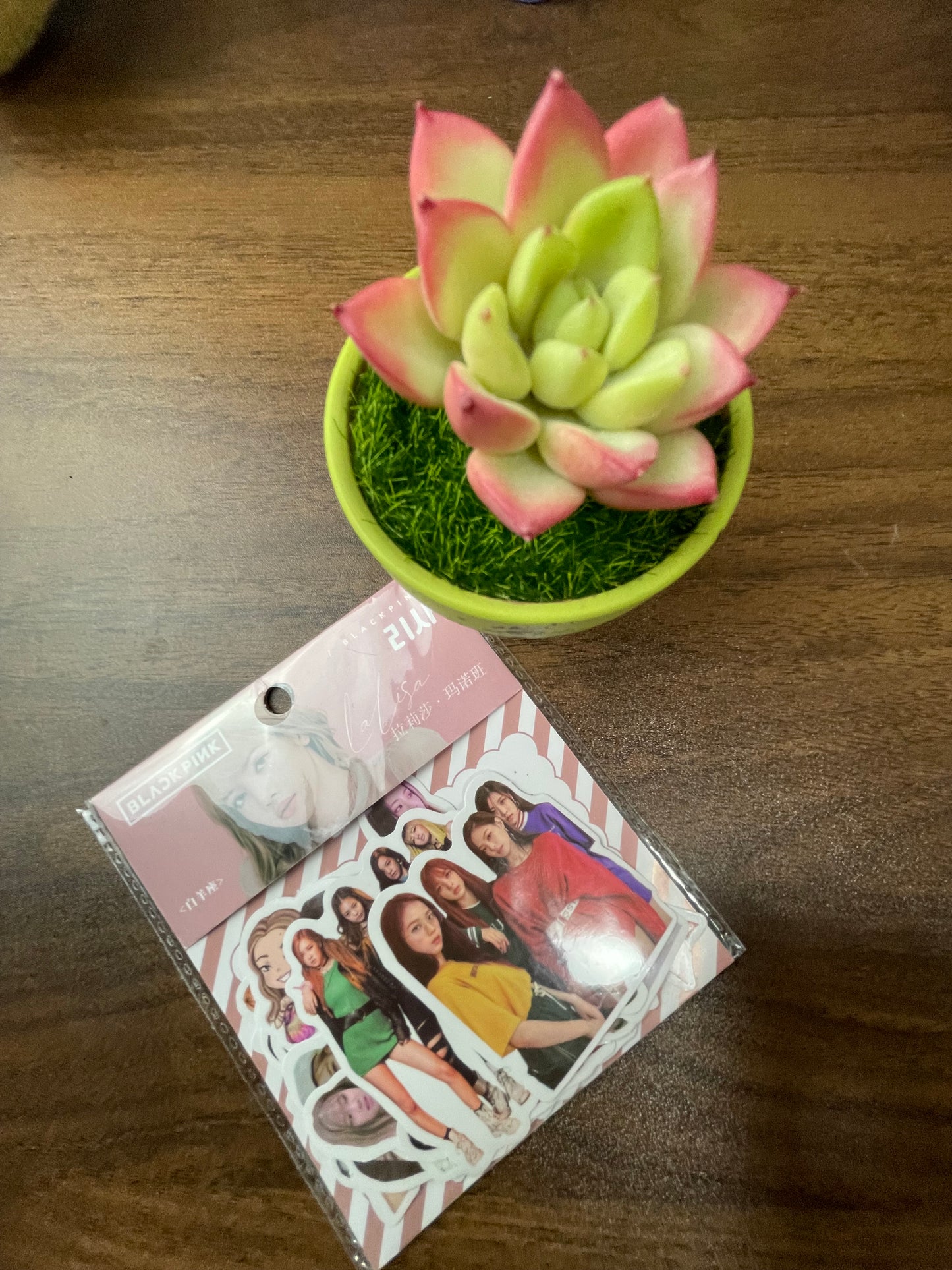 K-pop Blackpink  4 Packs Stickers Lisa Rose Jennie Jisoo Stationary