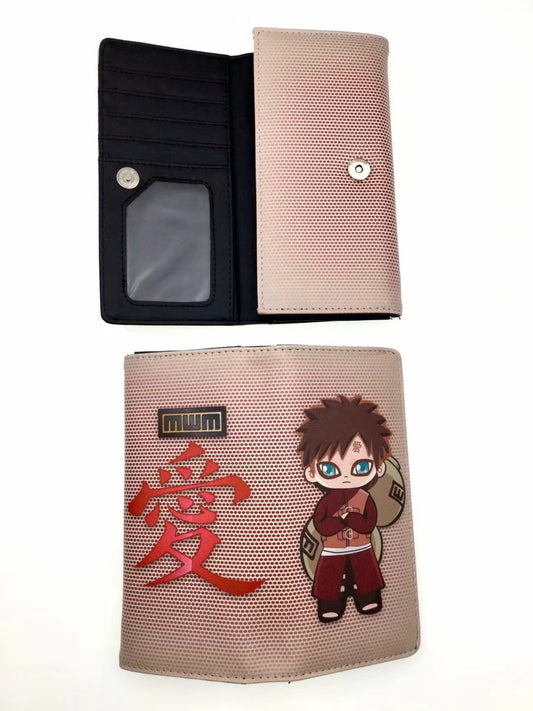 Anime Naruto Money Wallet Gaara Itachi Kakashi Flip Style