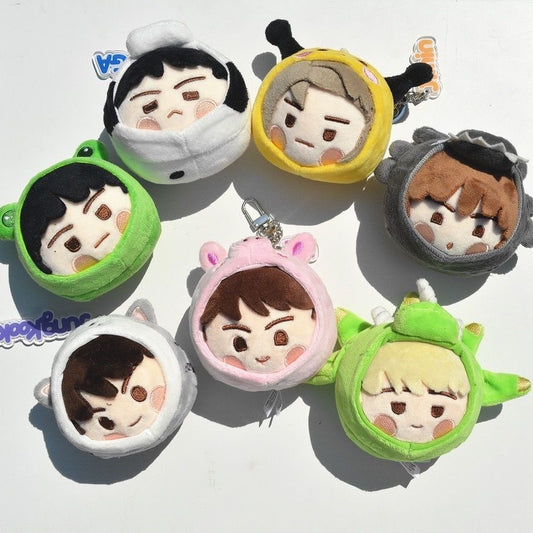 K-pop BTS Plush Pendant Bag Charm Keychain Accessories