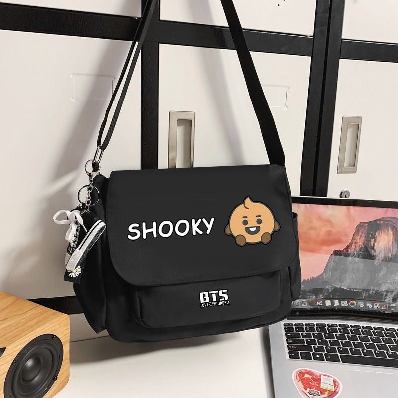 K-pop BTS Suga Jimin RM Jungkook JHope Jin V Crossbody Bag