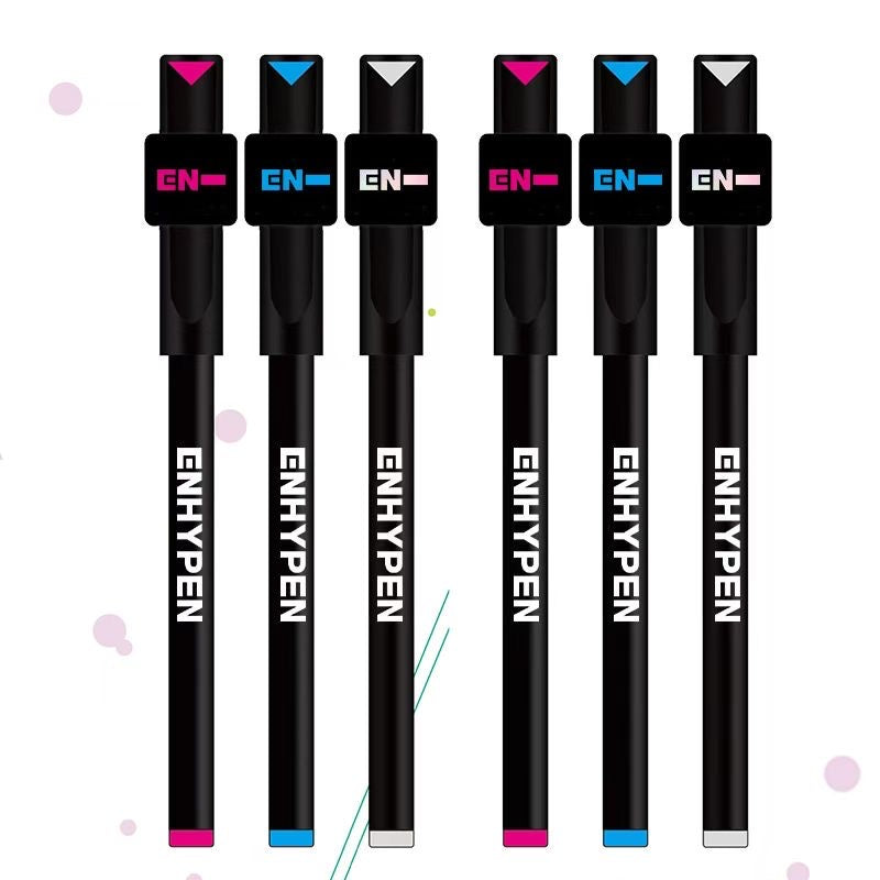 K-pop Stationary 6 Pen BTS Twice BT21 Enhypen TXT Stray Kids
