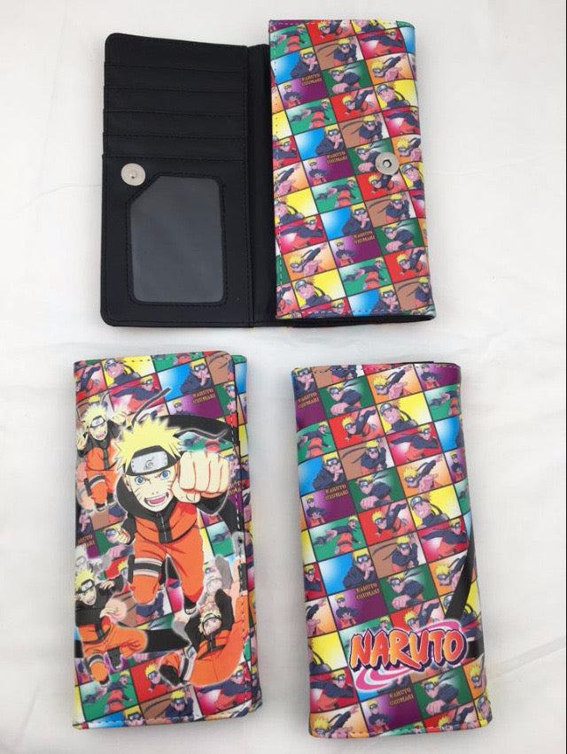 Anime Naruto Money Wallet Gaara Itachi Kakashi Flip Style 2