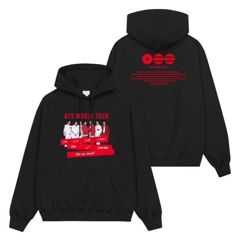 K-pop BTS World Tour Arirang Concert Hoodie Sweater Jacket