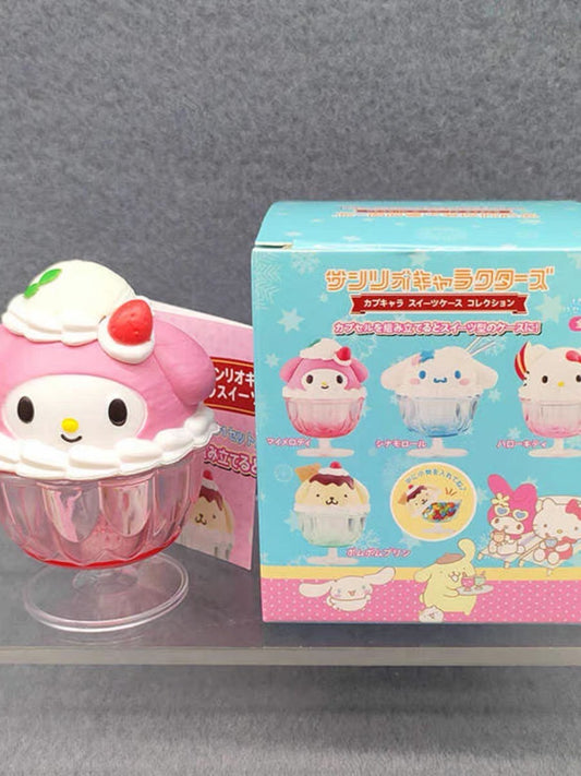 Sanrio Ice Cream Mini Storage Display My Melody Hello Kitty Pompompurin Cinamoroll