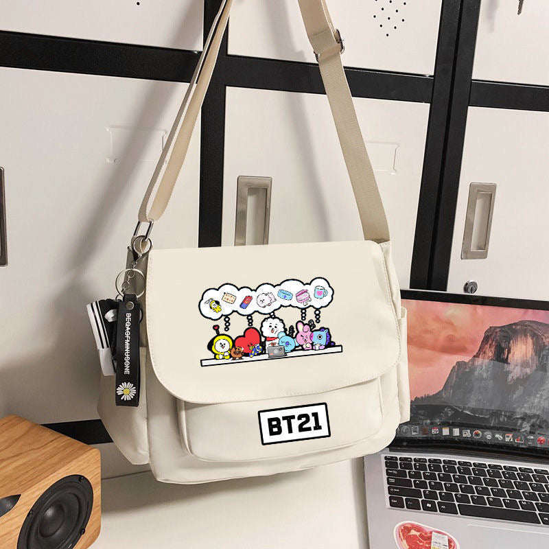 K-pop BTS Suga Jimin RM Jungkook JHope Jin V Crossbody Bag