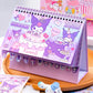 Sanrio 2025 New Year Calendar Stationary Kuromi My Melody Kuromi Cinamoroll