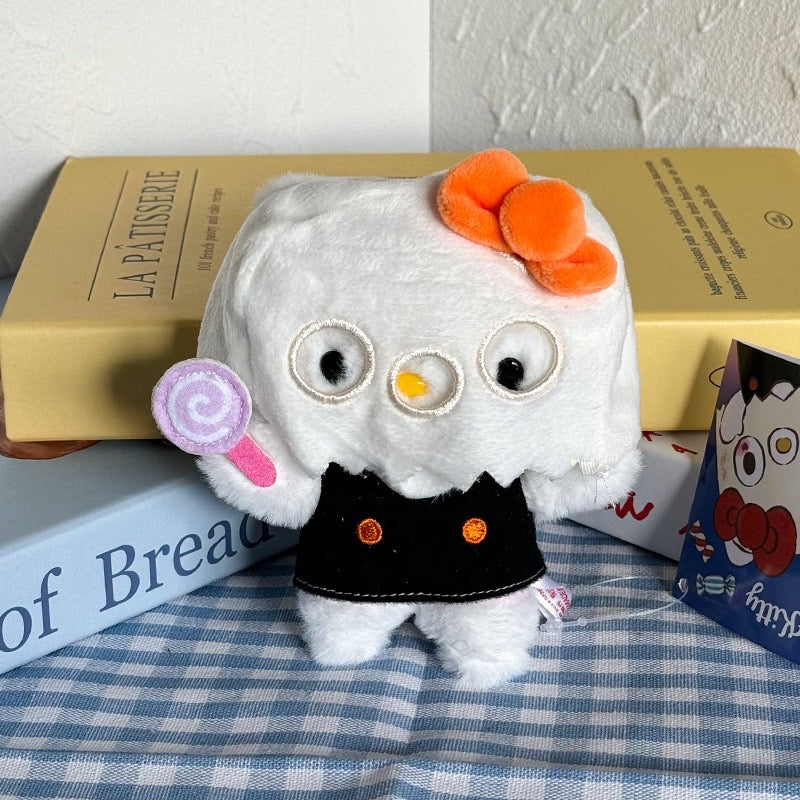 Sanrio Halloween Plushy Japan Version  Keychain Bag Charm Pompompurin My Melody Cinamoroll Hello Kitty Kuromi 12 cm plushy