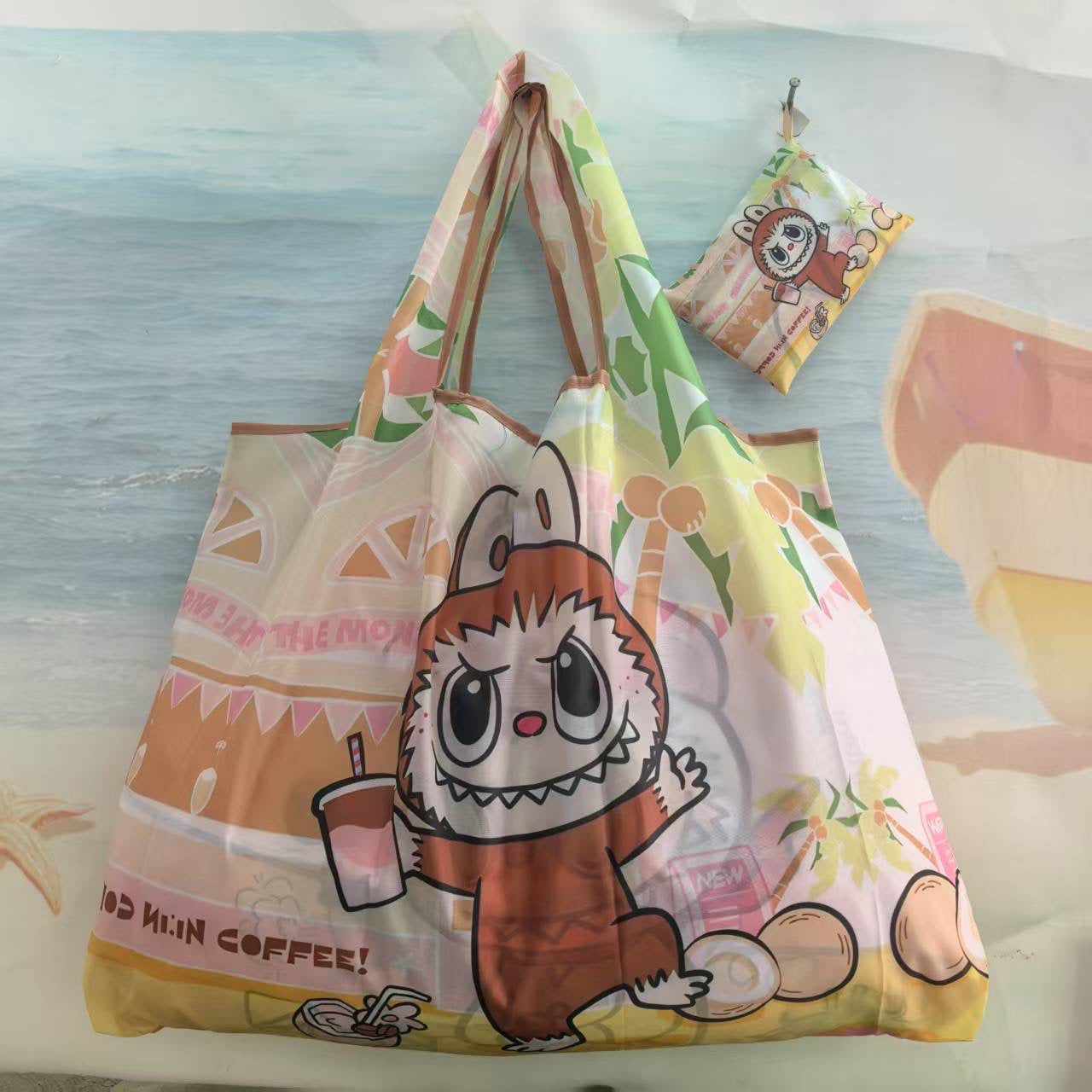 Labubu Reusable Shopping Bag