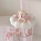 Authentic Starbucks Glass Cup Bear Hearts Cup