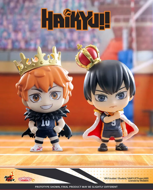 [Authentic] Cosbi Haikyuu Anime Shoyo Hinata Tobio Kageyama 11.5 cm Figure Not Blind Boxes