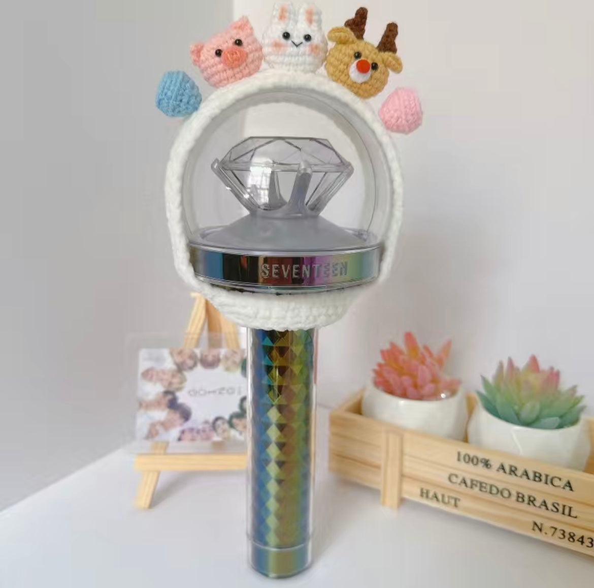 K-pop Seventeen Tour Light-stick S.Coups, Jeonghan, Joshua, Jun, Hoshi, Wonwoo, Woozi, DK, Mingyu, The8, Seungkwan, Vernon, and Dino