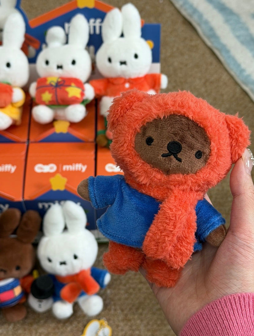 Miffy Winter Christmas Plush Blind Boxes Pendant