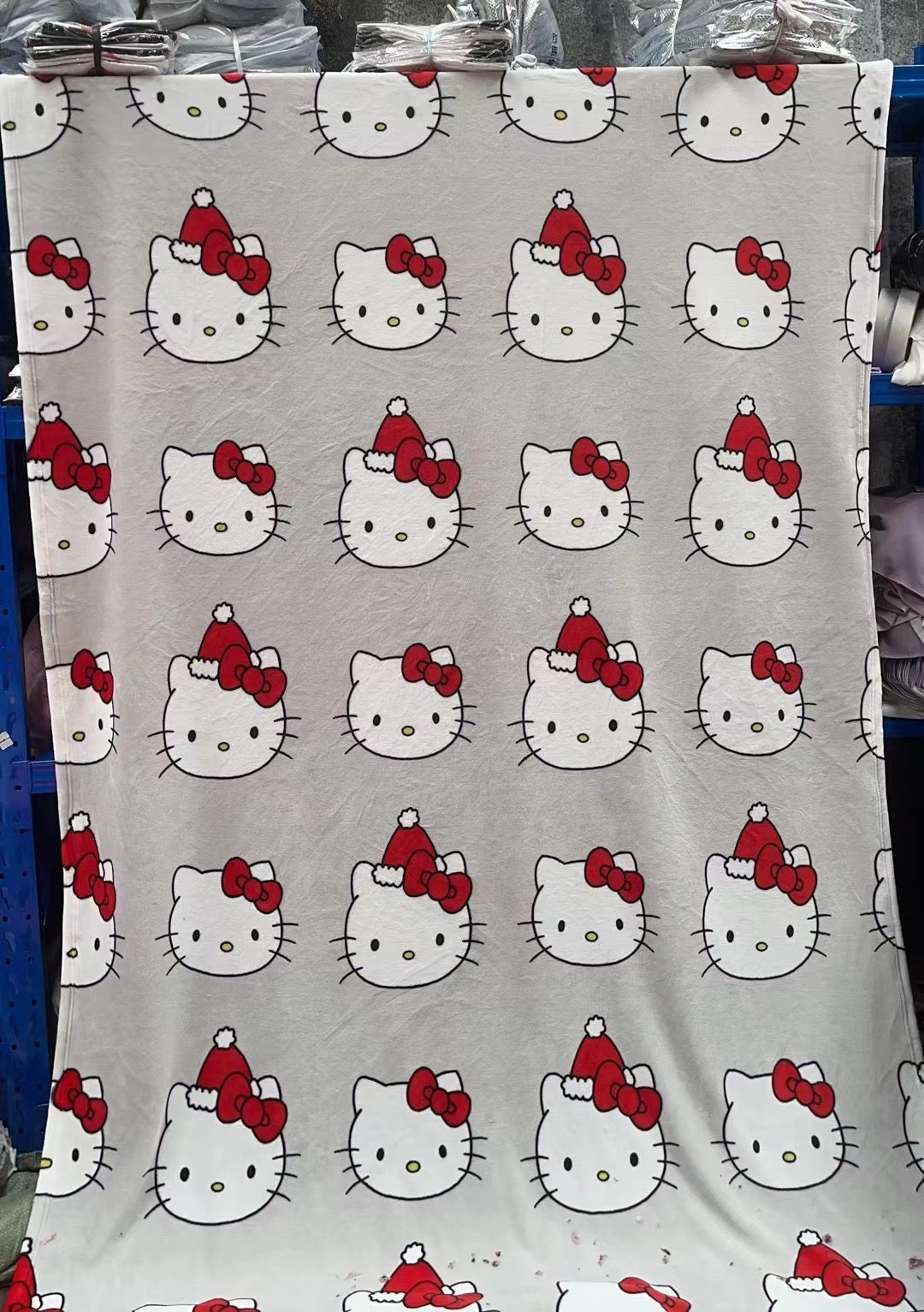 Cute Sanrio Hello Kitty Christmas Blanket