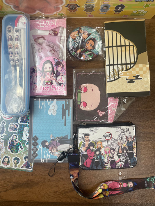 Clearance Sale Demon Slayer Stationary Set 1