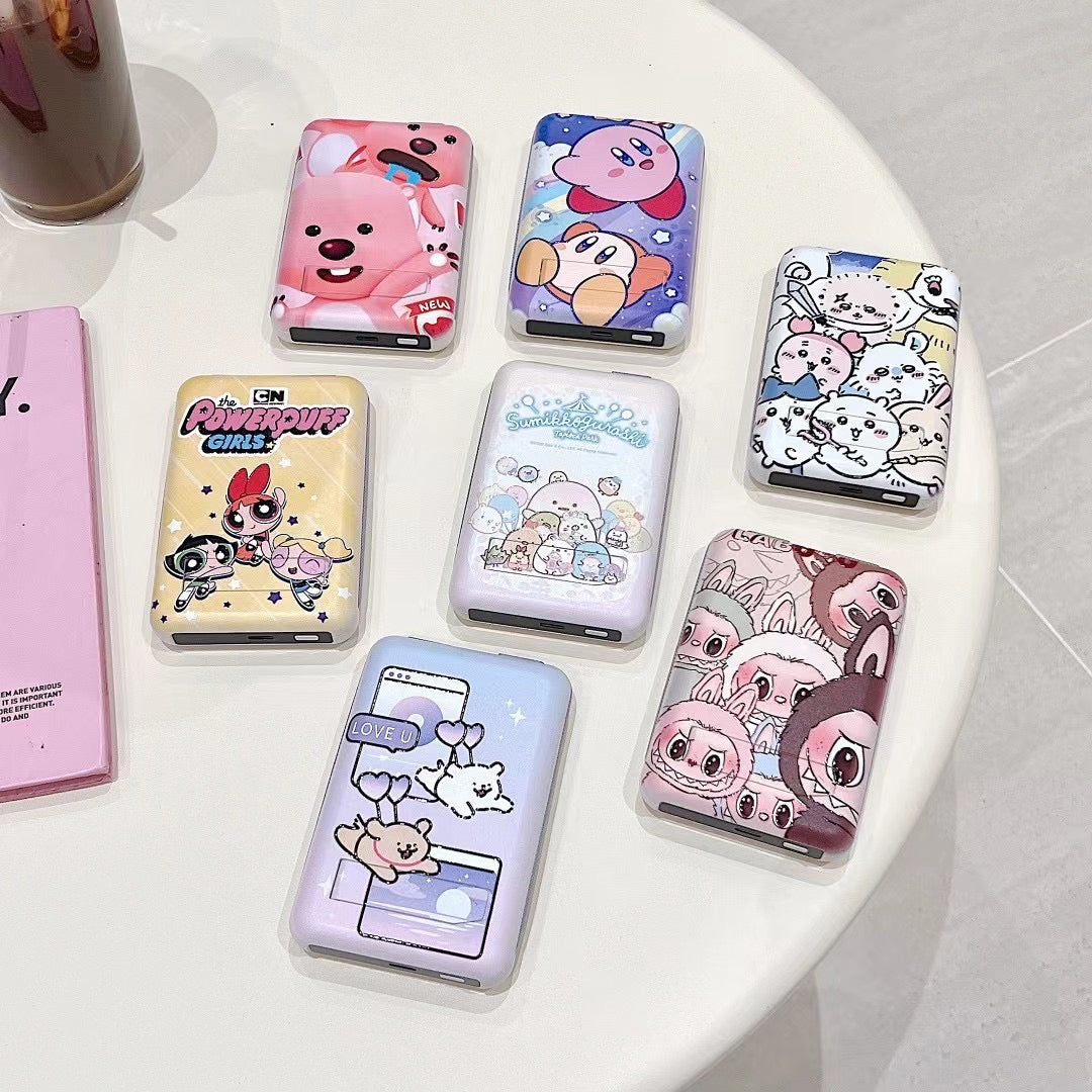 Cute Kawaii Sanrio Powerbank Fast Charging Multi Functional Mag Safe Powerbank