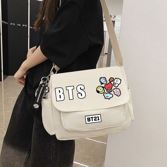 K-pop BTS Suga Jimin RM Jungkook JHope Jin V Crossbody Bag