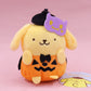 Sanrio Halloween Japanese Style Plushy Keychain Bag Charm Pompompurin My Melody Cinamoroll Hello Kitty Kuromi Hangyodon 12 cm plushy