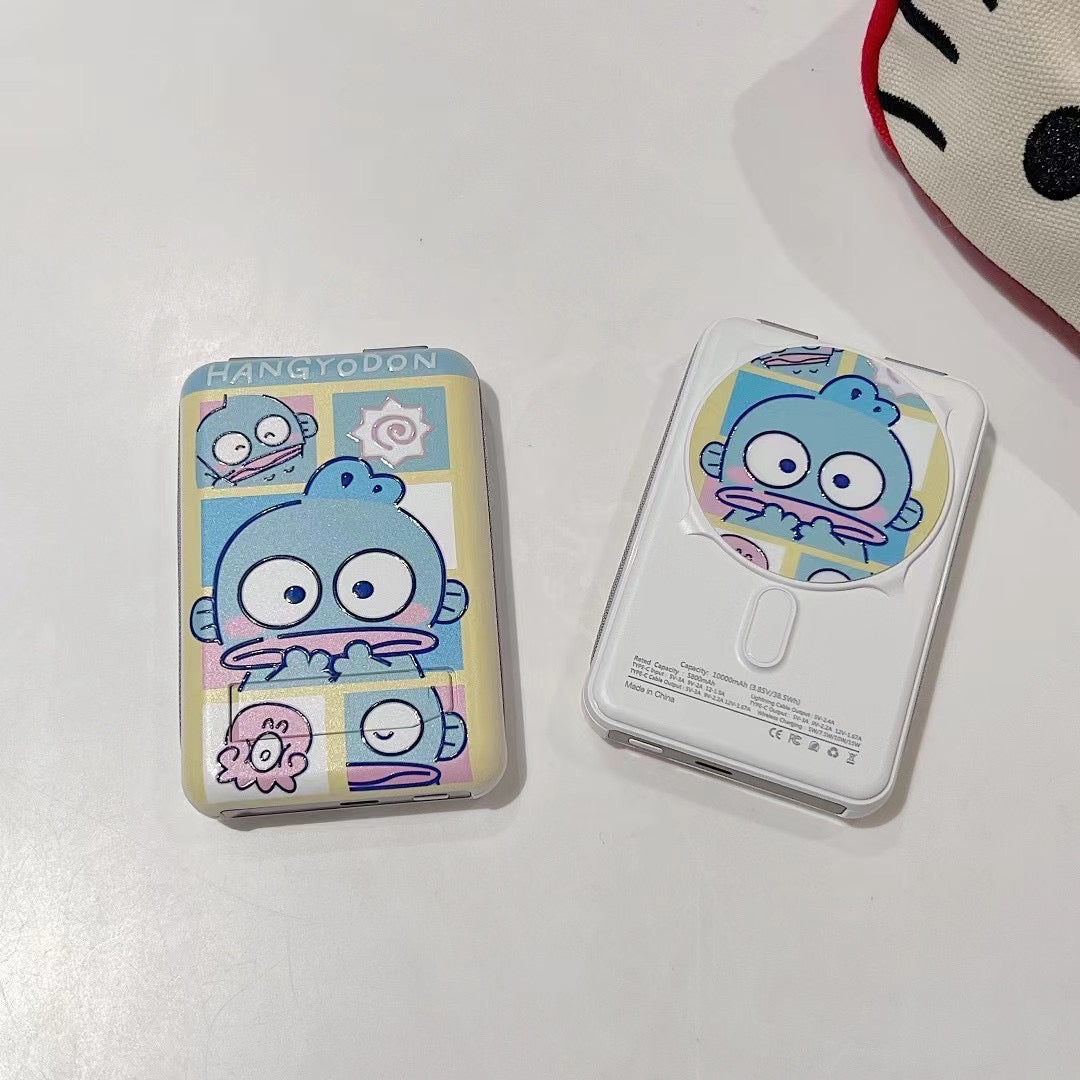 Cute Kawaii Sanrio Powerbank Fast Charging Multi Functional Mag Safe Powerbank