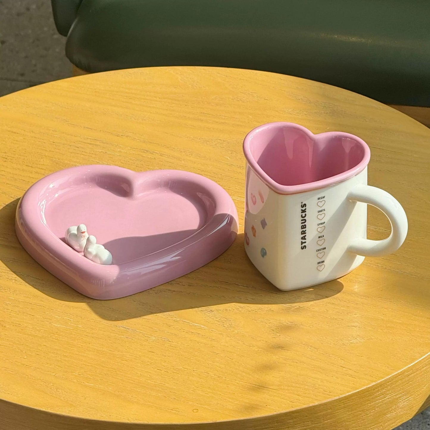 Authentic Starbucks 2026 Chinese Valentines Day Pupu Duck Cups Plush Bear