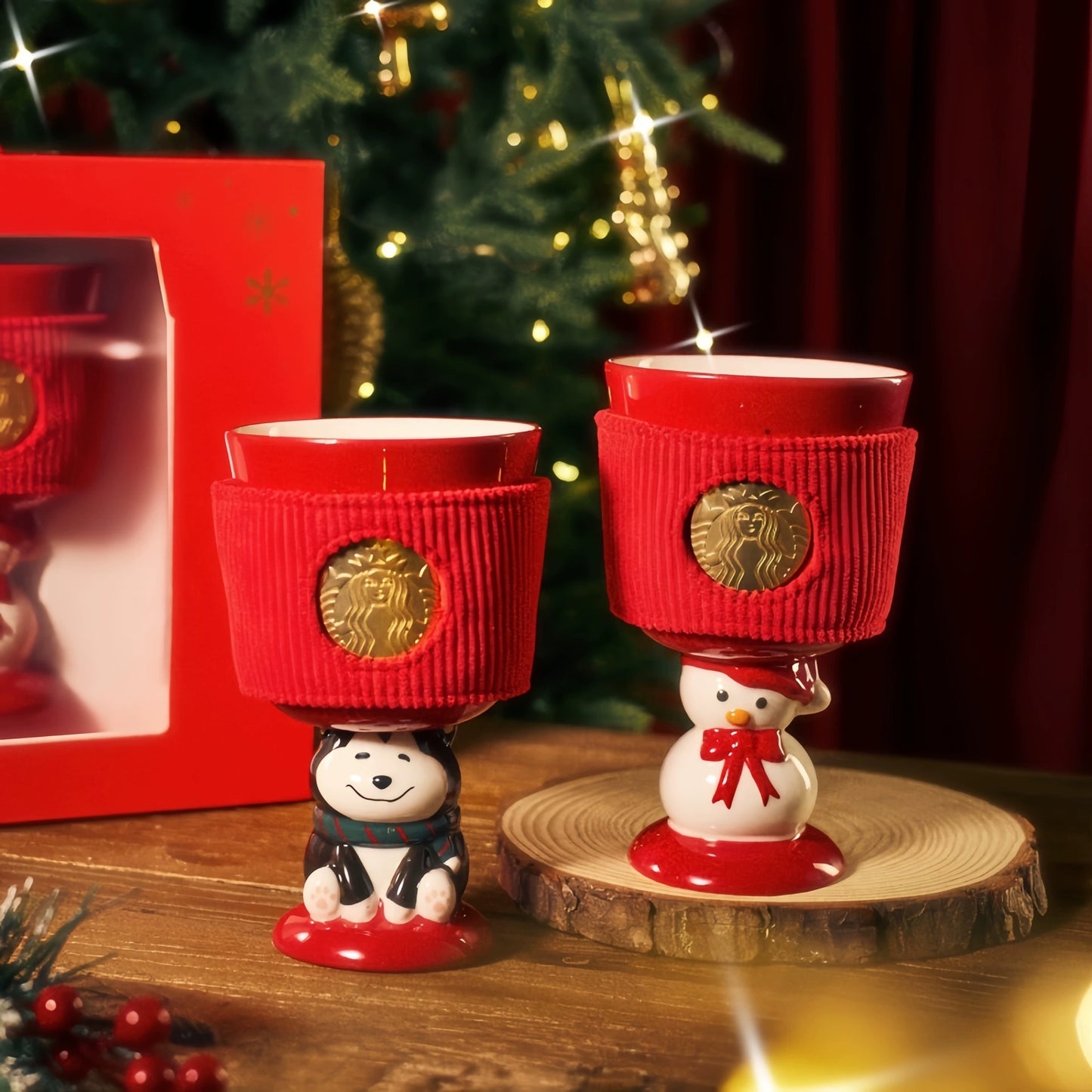 Authentic Starbucks Mainland China Exclusive Merry Christmas Warmth  Series